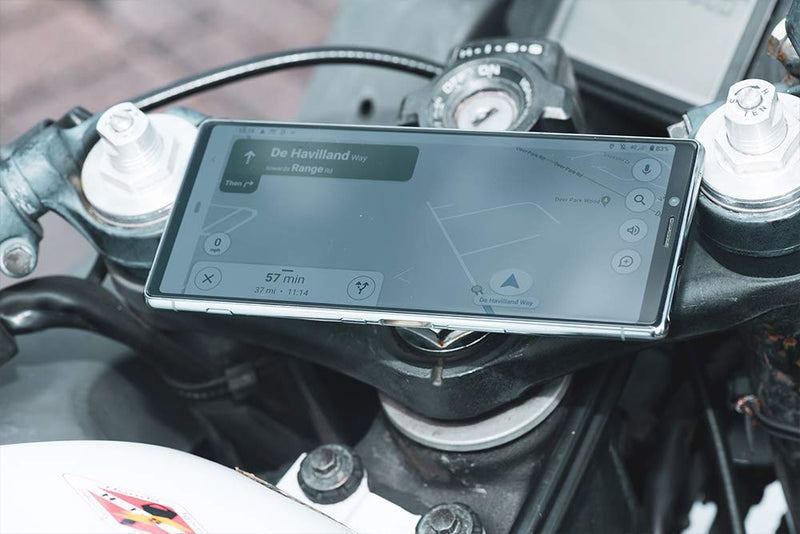 CLIQR - Motorcycle Head Stock Mount (OX852) Cliqr Black