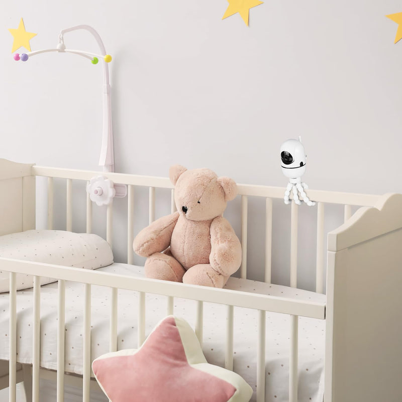 Tripod Baby Monitor Mount for HelloBaby HB65/HB40/HB6550/HB66/HB6339/HB6550 Pro, ANMEATE SM935E, Flexible Baby Camera Mount Attach Your Camera Wherever You Want