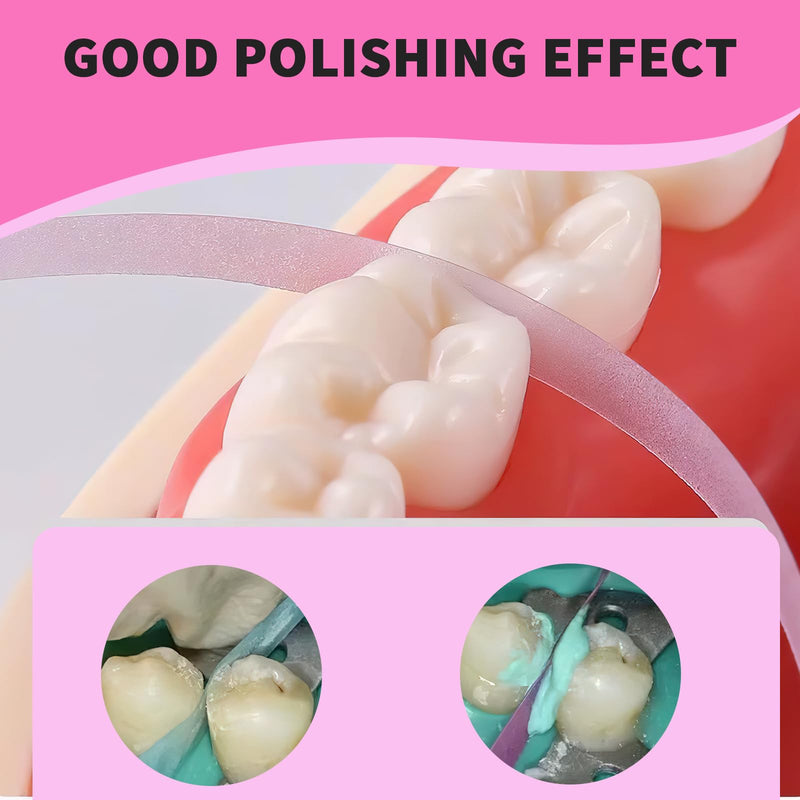 Zonoori 3 Volumes Tooth Sandpaper Polishing Strips, Teeth Sandpaper Tooth Belt for Polishing Teeth (4 mm x 6 m)