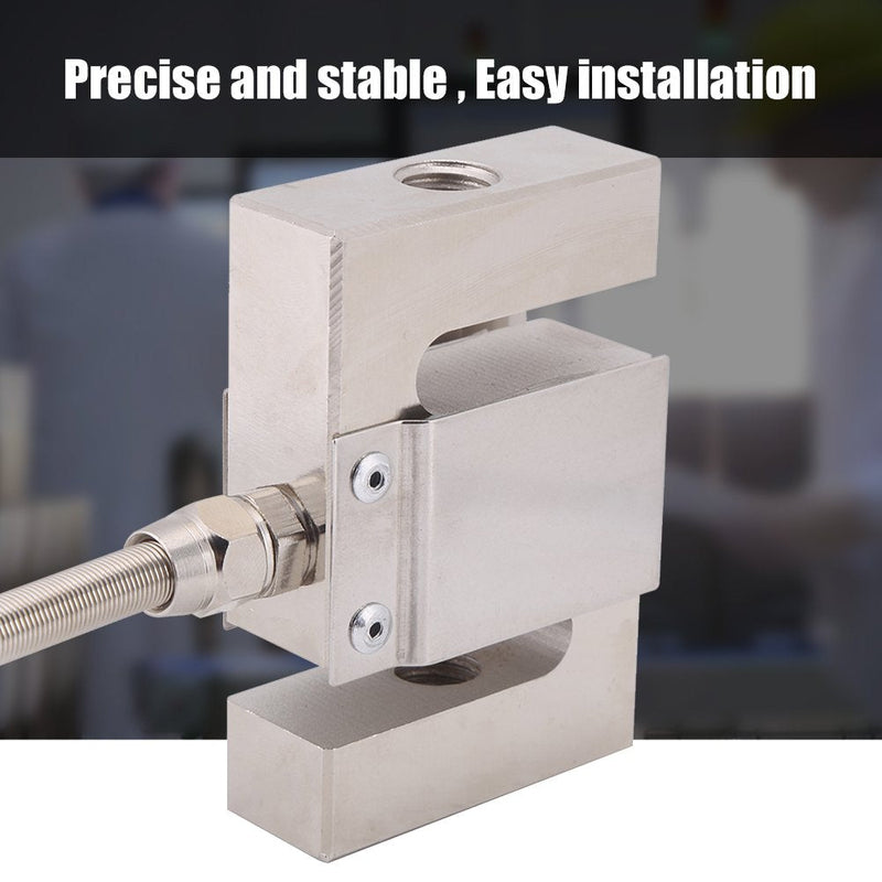 Load Cell Sensor Weighing Sensor Portable Weight Sensor Scale Sensor Weighing S Bar Precision 50/100/300/2000 kg for Container Weight High Pressure Weighing Technology (50 kg) 50kg
