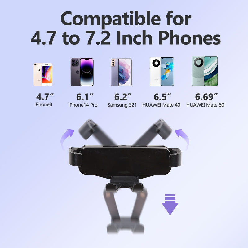 Phone Mount Compatible with Chevrolet Corvette C8 2020-2025, C8 Accessories Car Phone Holder Mount (Style A) Style A