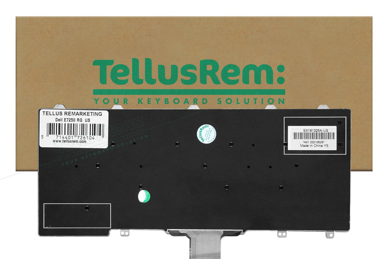Replacement Non-Backlit US Keyboard for Dell Latitude E7250 / E5250 / E5270 Refurbished