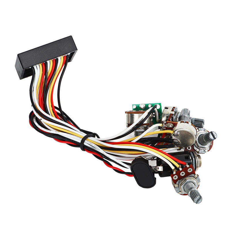 Bass Preamp Circuit, Amplified Pre Wired 3 Band Improve Sound Quality Preamp Circuit for Musical Instruments