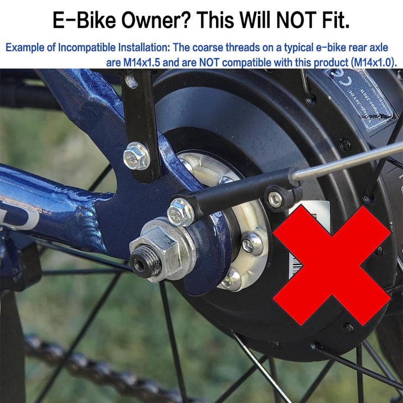 [AUSTRALIA] - Bike Pegs 4.3" Length,Suitable for 14mm Axles, Freestyle BMX Bicycles,Durable and Stylish Non-Slip Black 1 