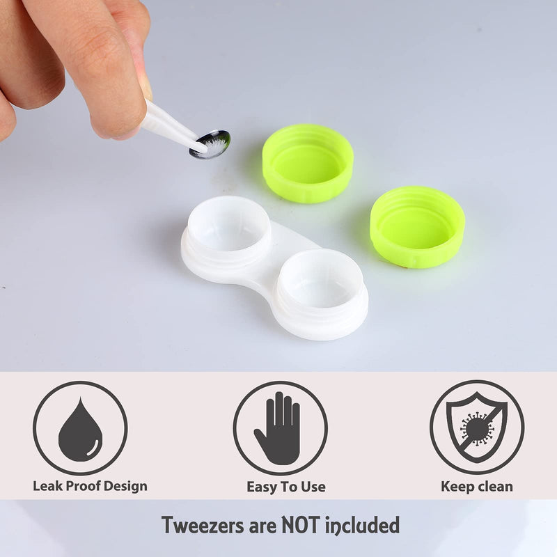 [AUSTRALIA] - 16 Pack Contact Lens Case Box, Mini Contact Lens Case, Colorful Bulk Box Holder Container, Contact Lens Case Set 