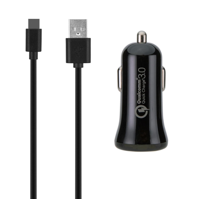 AT&T Qi Certified Case-Friendly Wireless Magnetic Charging Car Dock for Apple iPhone, Google Pixel, and Samsung Galaxy (Black) Black / Circle