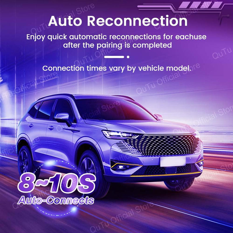 CarlinKit Wireless CarPlay & Android Auto Adapter CP2A Pro AI Box | Supports Mainstream Streaming Video (Built-in), Voice Button etc. Easy to use Plug-and-Play, Wired CarPlay to Wireless
