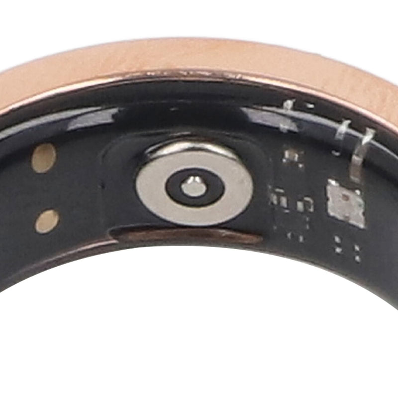 Smart Ring, Diamond Decorated Titanium Steel Fitness Tracker with Exercise Tracking, Steps Counter, Rotatable Design, Swim Proof Activity Tracker for Swimming Running 10
