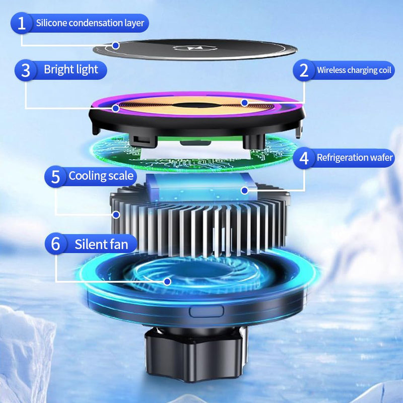 Car Magnetic Phone Mount for Toyota bZ4X 2023 2024 2025 and Subaru Solterra 2023-2025 Auto Interior Accessories Best Cellphone Holder Fast 15W Wireless Charger Cell Phones Charging Screen Stand [Magnetic]for bZ4X 2023-2025,Solterra 2023-2025