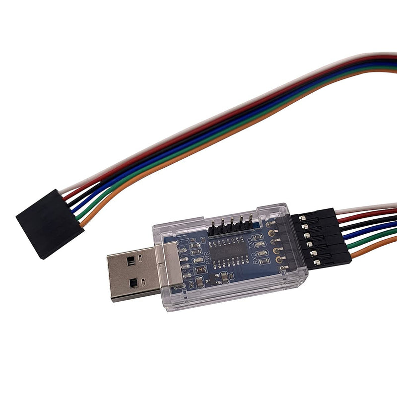 DSD TECH SH-U07B USB to TTL Adatper with CH340C Chip (2PCS)