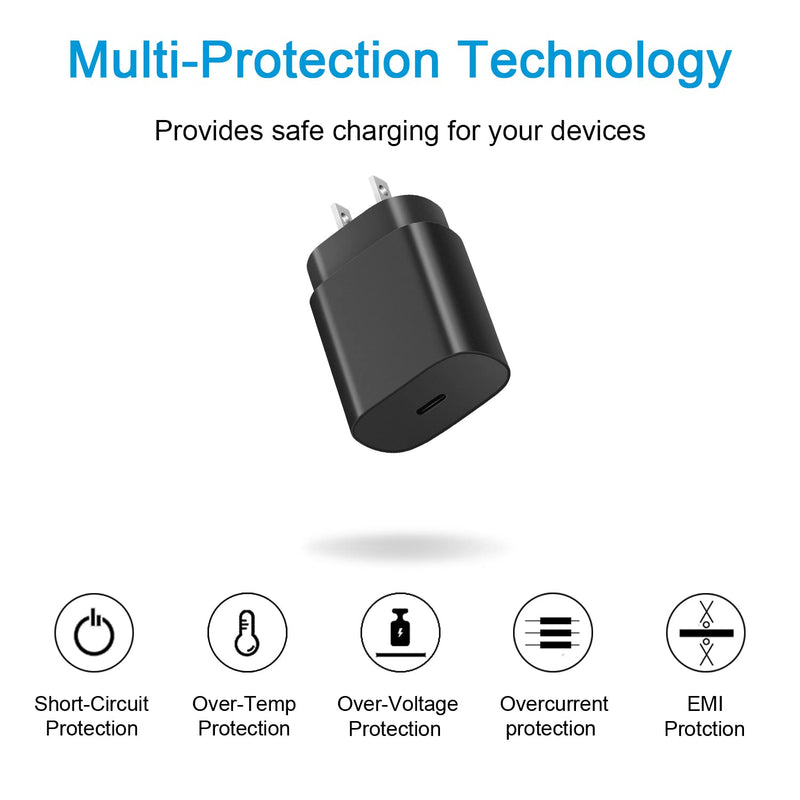 [AUSTRALIA] - Type C Charger Fast Charging for Samsung, 25W USB C Fast Charger Block, 2-Pack Android Phone Wall Charger with 6Ft Type C to C Cable for Samsung Galaxy S24 Ultra/S24/S24+/S23 Ultra/S23/S22/S21/Note 20 2pack 