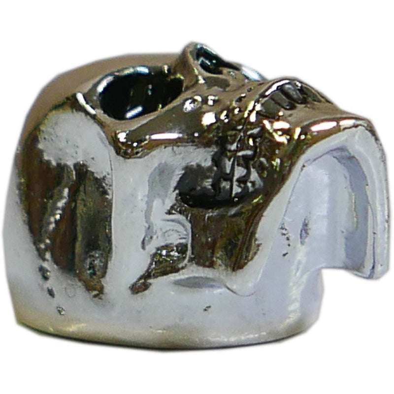 [AUSTRALIA] - Custom Guitar Knob - JUMBO SKULL II ON CHROME, KCJSII-0410 