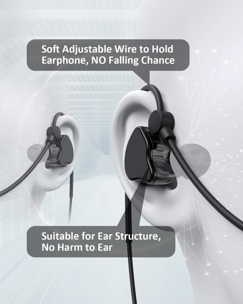 Referee Headset Earphone Newly-Designed Earpiece Professional 1pc 3.5mm Jack V6 V4 FBIM Football Arbitro Coach Judger Arbitration Earhook Soccer Headset(1PC R Earpiece) 1PC R Earpiece