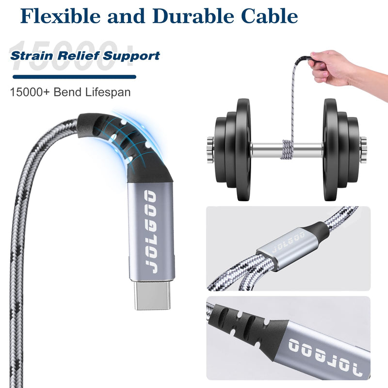 [AUSTRALIA] - USB C to Dual XLR Male Audio Cable Type C to XLR Male Stereo Power Amplifier Cable, 5FT USB C to 2 XLR Adapter, Compatible with Smartphones or Laptops 5 FT 
