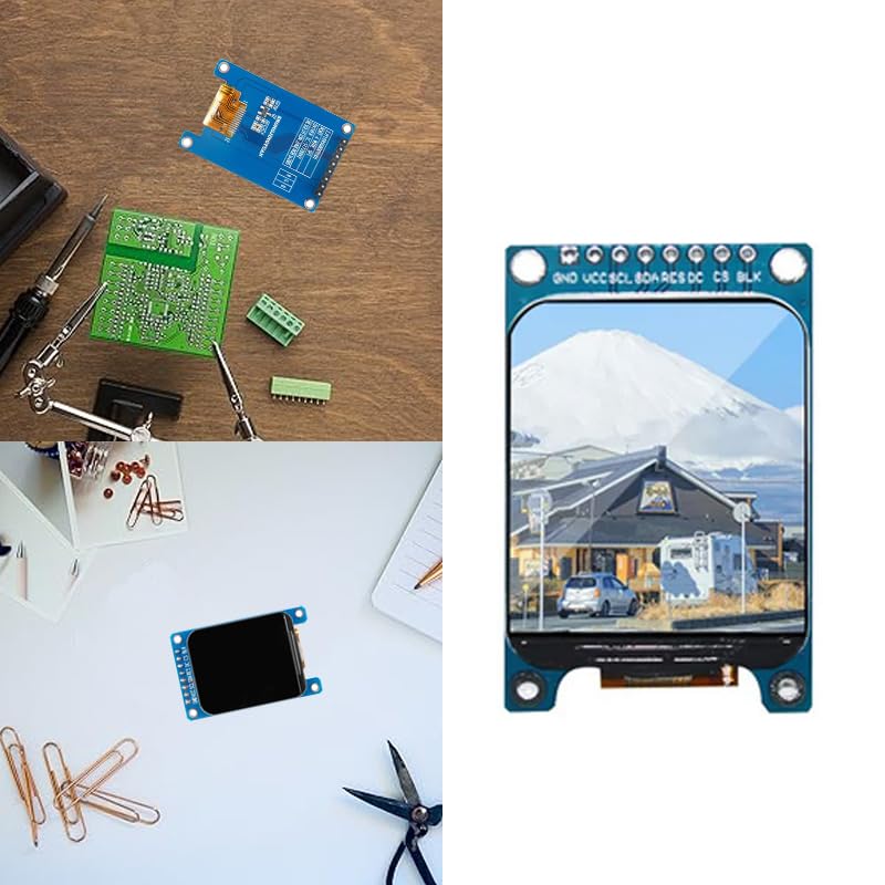 GERUI Pack of 2 1.69 Inch Colour TFT Display Screen High-Definition IPS LCD Module 240 x 280 SPI Interface ST7789 Driver