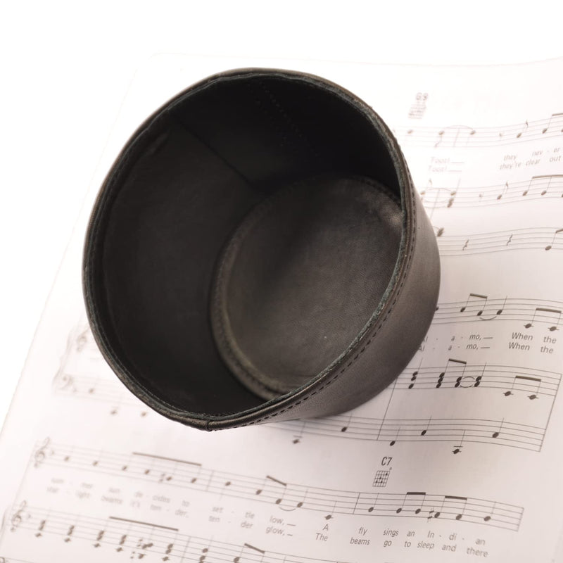 Trumpet Plunger magnetic mute, lightweight leather mute for jazz and classical trumpeters MG Leather Work (Trumpet Plunger, Black) Trumpet plunger