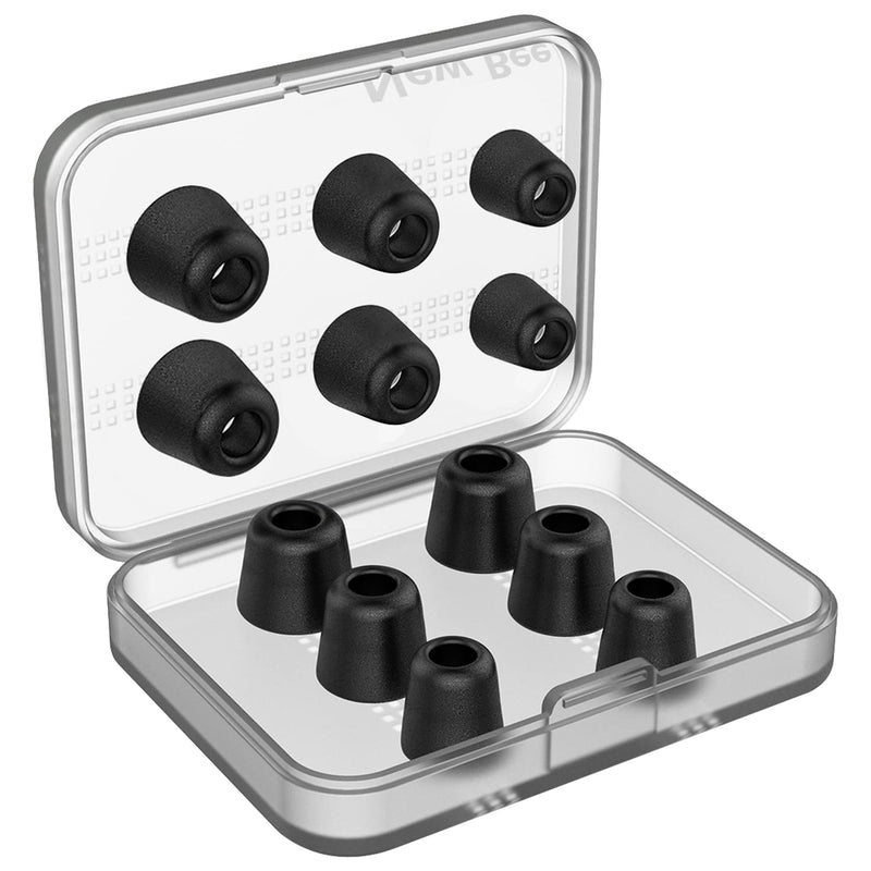 [6 Pairs] Earphone Tips New Bee 12pcs Premium Replacement Earbud Tips & New bee Bluetooth Earpiece V5.0