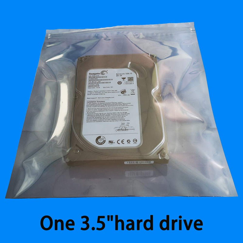Daarcin 30pcs Large Anti Static Bags,Resealable ESD Bags 8.26x9.45in/21x24cm with Labels for Hard Drive SSD HDD and Electronic Device 30pcs 8.26x9.45in/21x24cm