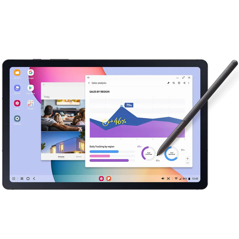 Galaxy Tab S6 Lite Pen Replacement S Pen for Samsung Galaxy Tab S6 Lite (EJ-PP610) Stylus Pen+Tips/Nibs(Oxford Gray) Oxford Gray