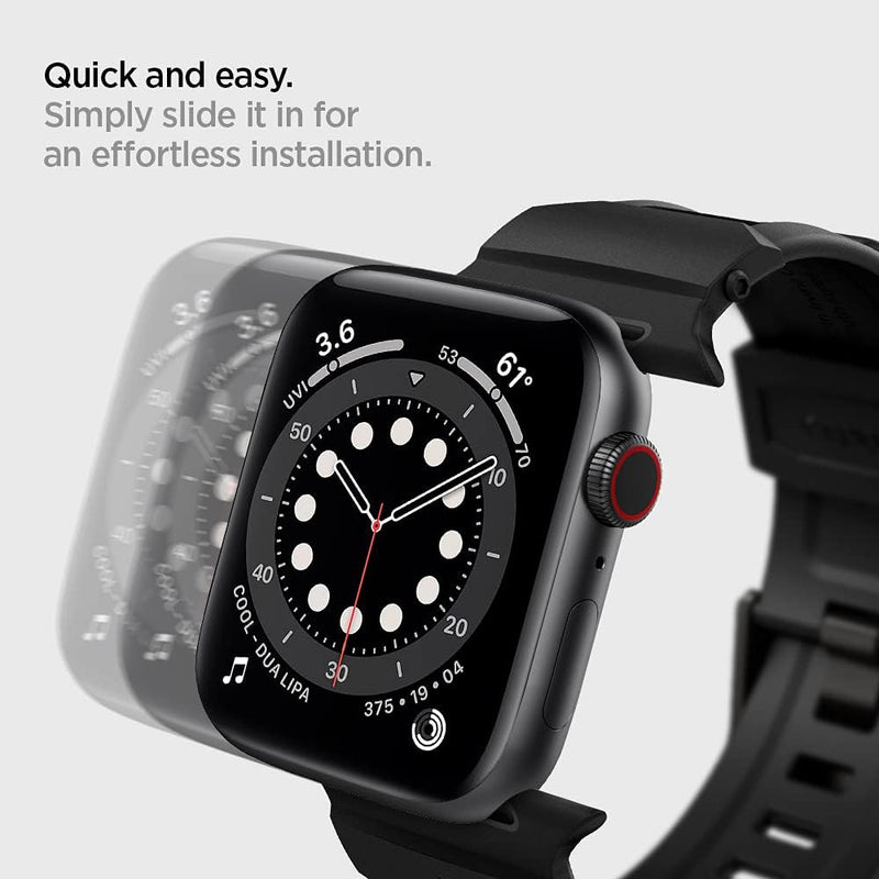 Spigen Rugged Armor Case and Rugged Band Designed for Apple Watch 45mm Series 9/8/7
