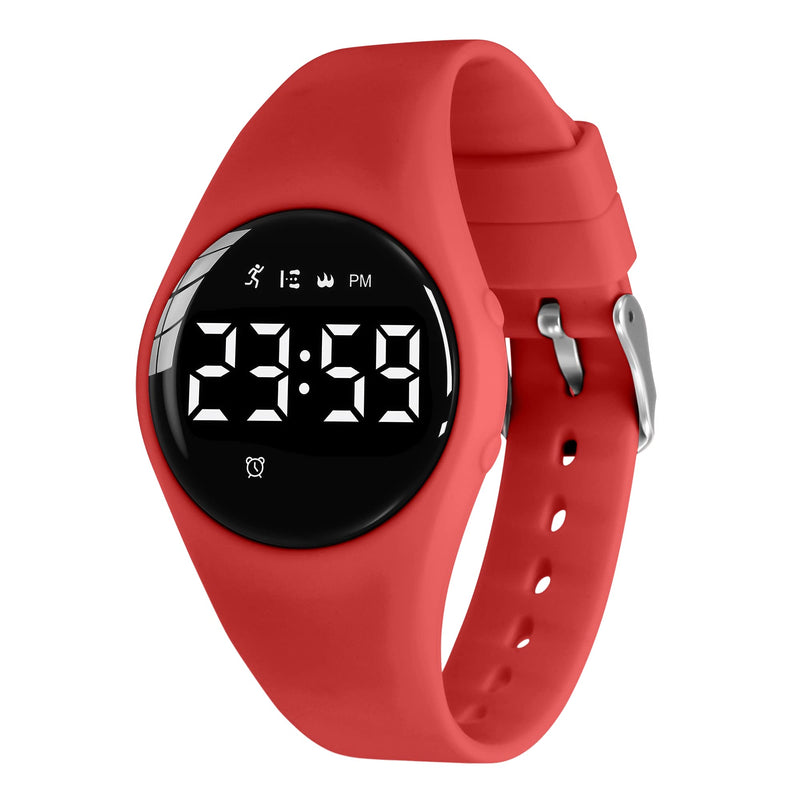A ALPS Black Square Watch Plus Red Round Watch