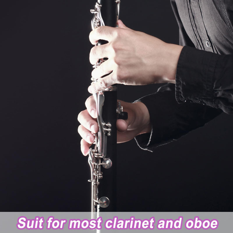 Clarinet Thumb Rest Cushion,12 Pcs Rubber Clarinet & Oboe Thumb Protector for Woodwind Instrument(6 Colors)