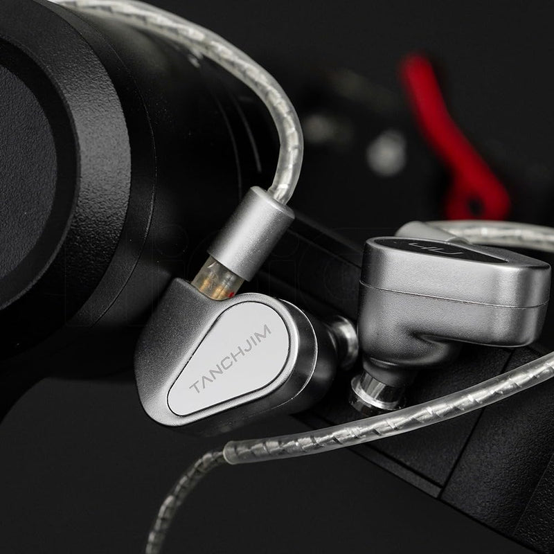HiFiGo TANCHJlM 4U DMT-4Ultra in-Ear Monitors, Double-Chamber Dynamic Driver IEM Earphones with 4-Level Adjustable Circuit Filter System (4U)