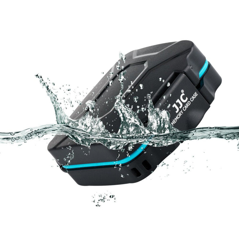 JJC 8 Slots Memory Card Case Holder Storage for 4 SD SDHC SDXC Card and 4 Micro SD TF Card, Small SD Micro SD Card Case Organizer Waterproof & Anti-Shock For 4 SD+4 Micro SD