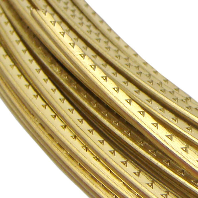 Brass Guitar Fret Wire Medium 2.0mm Guitar Fingerboard Fretwire for Acoustic Guitars Accessory 6.5 feet (Brass Material) Brass Material