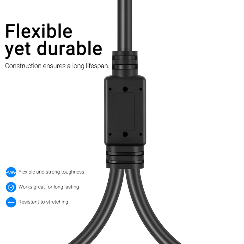 [AUSTRALIA] - LanSenSu Speakon Splitter Cable,1 Male to 2 Female XLR Y Splitter Speakon Splitter Cable Speakon 1-Male to 2-Female（2Pack） 