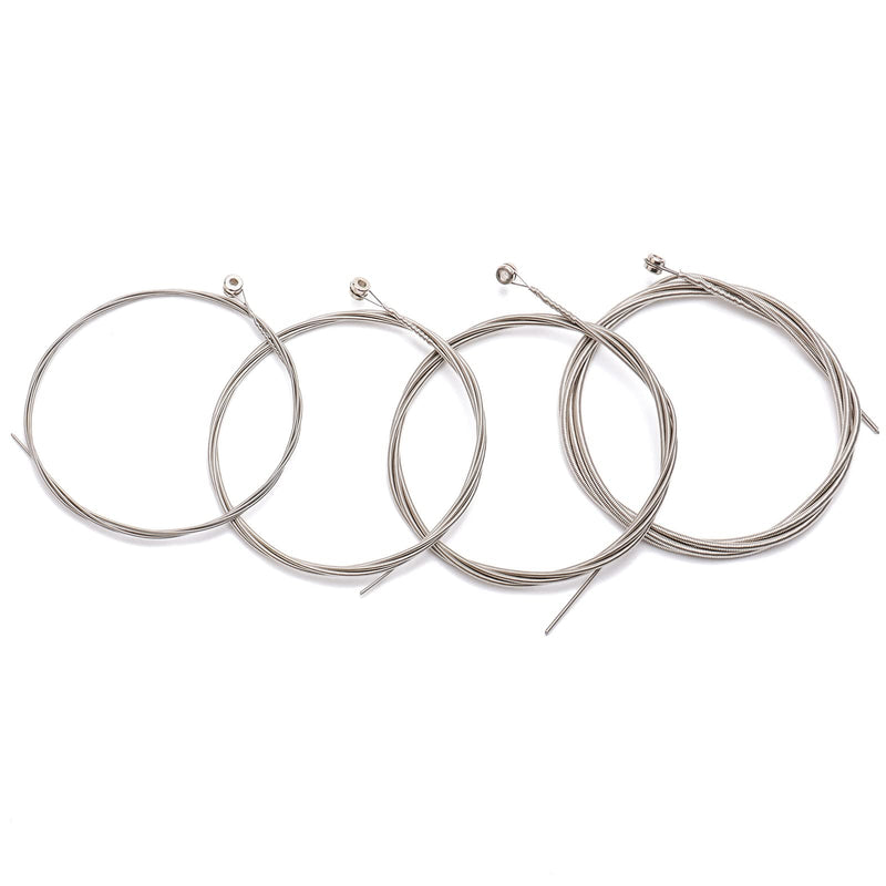 4 String Bass Guitar Bridge 93 x 45 mm (3.66 x 1.77 inch) Reliable and Versatile Bass Bridge for Your Instrument, Silver Bridge+4R Keys