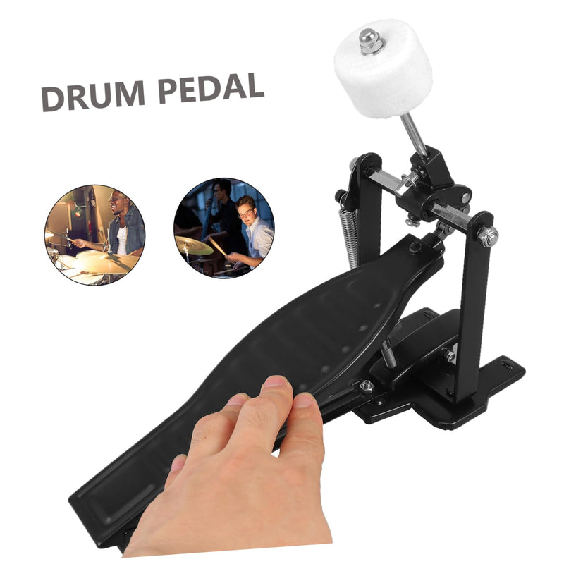 Drum Pedal Hammer Gauge Kit Drum Foot Pedal Bass Drum Pedal Double Chain Drum Step Drum Pedal Chain Drive for Kids Drum Set Child Component Aluminum Alloy