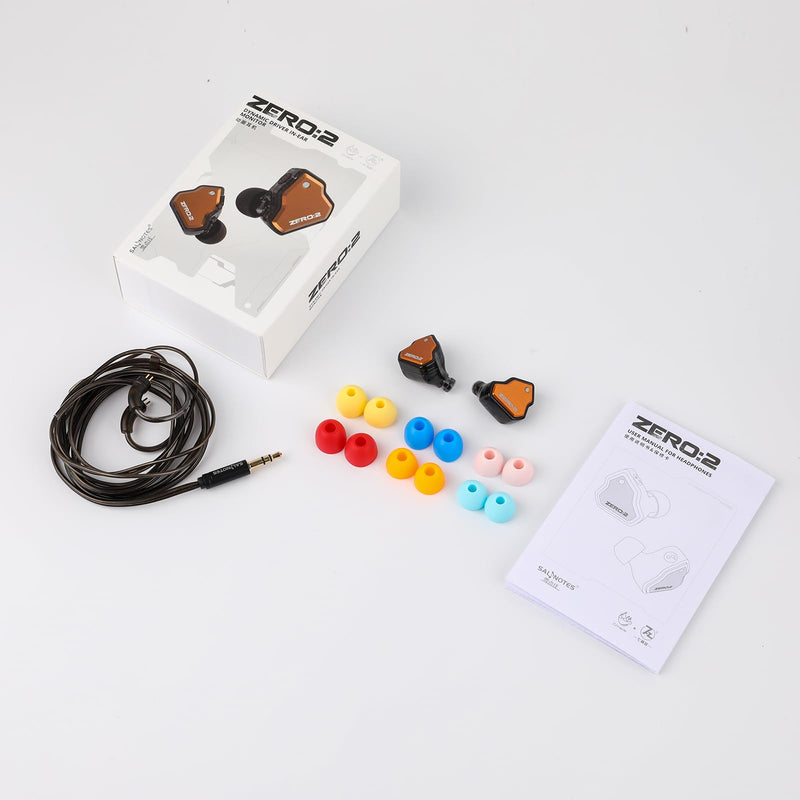 Linsoul 7Hz x Crinacle Zero:2 in Ear Monitor (Orange) Portable Earphone Case