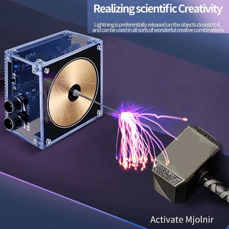 [AUSTRALIA] - Vislone BT Version, Multifunctional Electronics, Mobile Phone, Tesla Coil Module, Artificial Flashes, Electric Arc Generator, Wireless Sound Transmission, Scientific Experimental S 