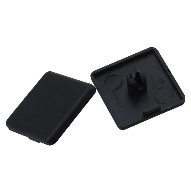 20pcs Single Hole Extrusion End Caps for 2020 European Standard Aluminum Profile Black 20x20mm