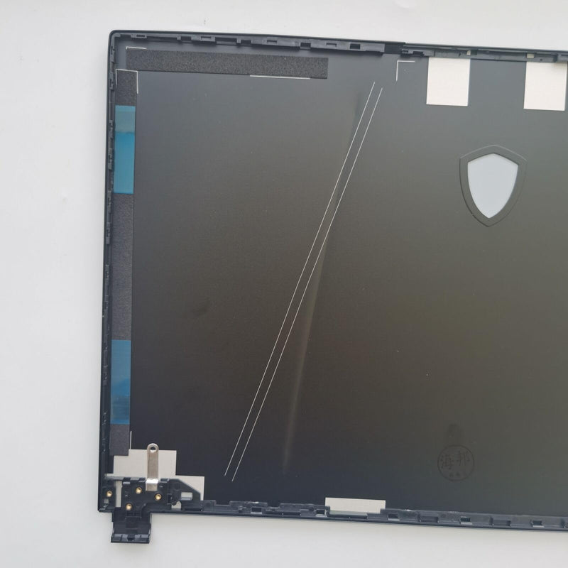 Replacement Laptop LCD Cover Back Rear Top Lid with Front Bezel Hinges for MSI GE75 GP75 GR75 GL75 Raider 8SG 8SF 8RE 8RF MS-17E1 E2 MS-17E4 MS-17E7 3077E2A211Y311 3077E2A213Y 3077E2A213 Black