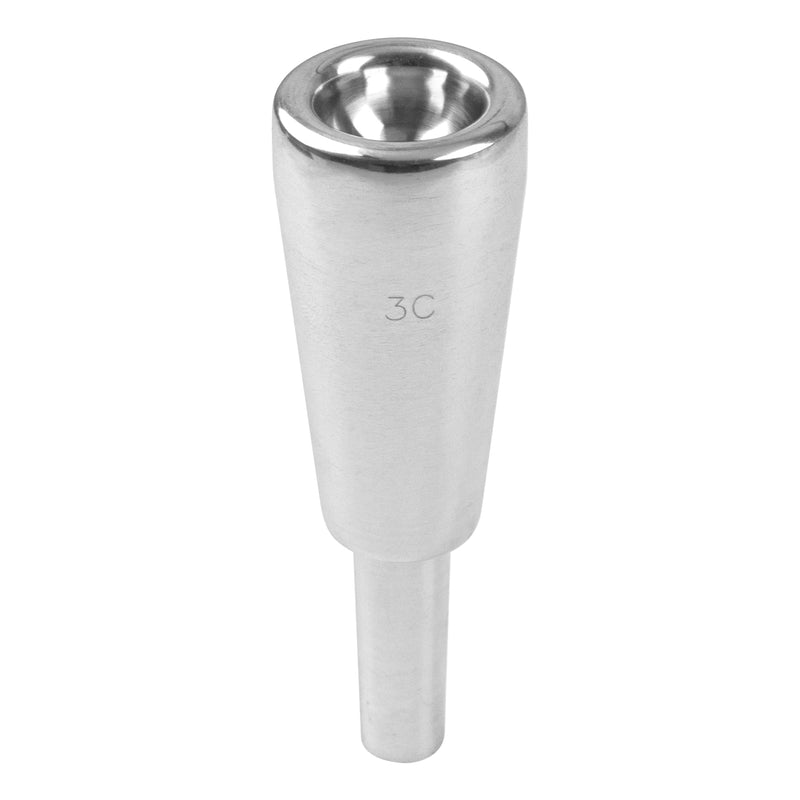1Pcs Yootones 9.8mm Outer Diameter 3C Heavy-Duty Trumpet Mouthpiece Compatible with Trumpet Accessories (Silver) Silver