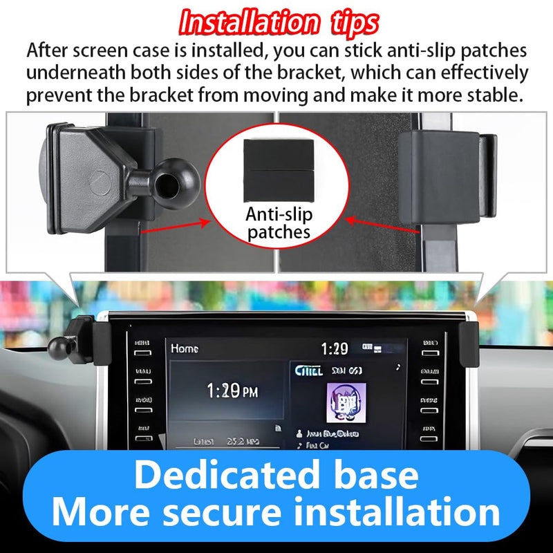 Car Phone Holder for Toyota RAV4 2019 2020 2021 2022 2023 2024 2025 [ 7/8/9 inch Touch Screen ]Auto Interior Accessories Best Cell Phones Mount Cellphone Mobile Cradle Charging Navigation Stand for 2019-2025 Toyota RAV4 7/8/9-inch Screen