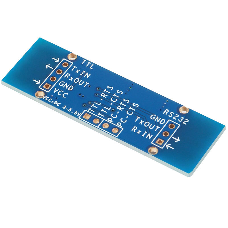 3pcs TTL to RS232 Module TTL RS232 Mutual Conversion Module Serial Level Conversion to SP232 for MCU, ARM, FPGA, for Arduino TTL Serial Port communicates with RS232 Level Device