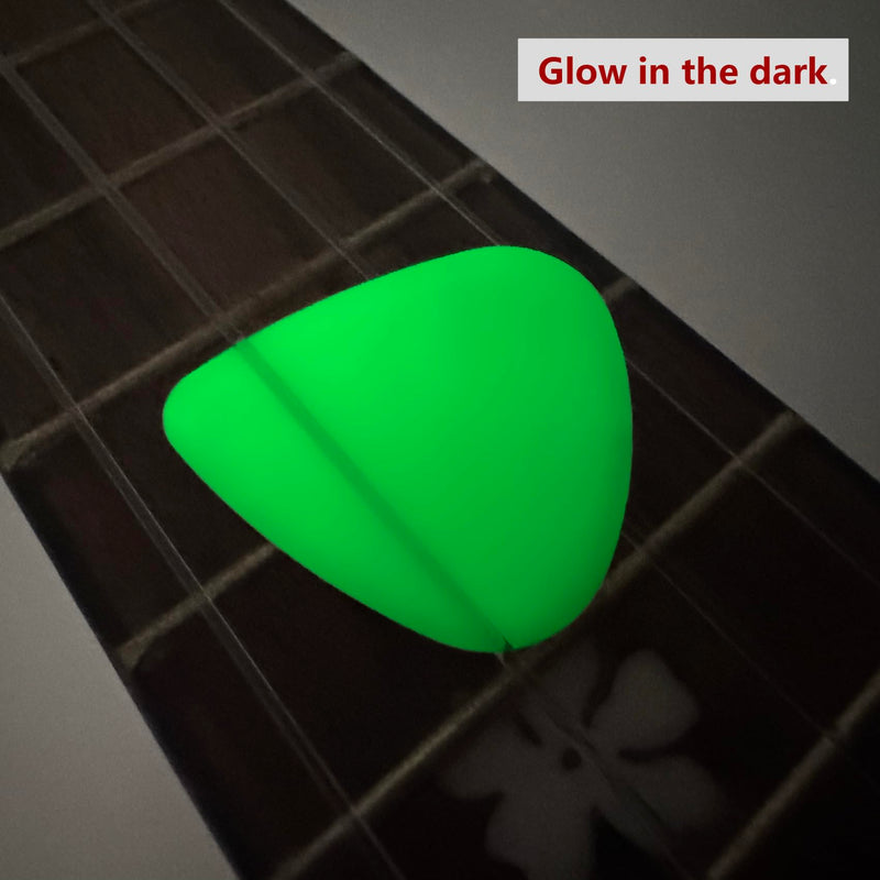 [AUSTRALIA] - WINGO Guitar Picks with Grip Stamped, Non Slip Picks 5 Pack (073, 088, 1.0, 1.25, 1.5mm) for Acoustic Electric Guitar Bass- White Color. 