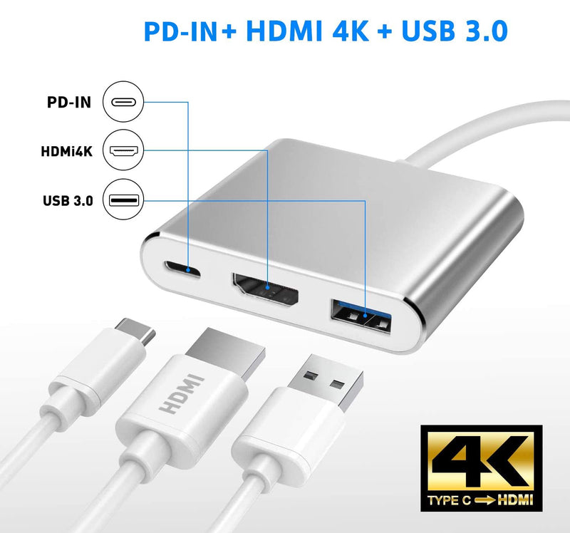 Batony USB C to HDMI Adapter for Macbook Air Pro M1 M2