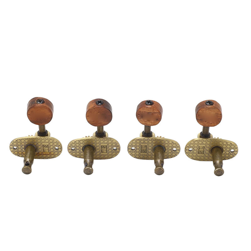 4 Pcs Guitar Tuner Pegs 2L2R Ukulele Tuning Pegs Classical Machine Heads Tuners for 4 String Ukulele Accessories