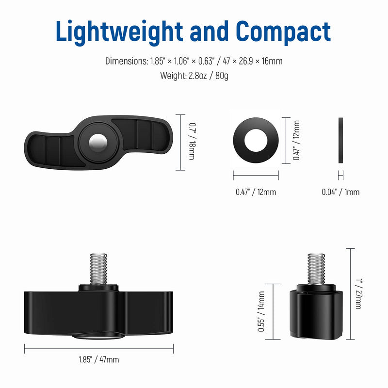 [AUSTRALIA] - NEEWER 4 Packs Screw Buttons Adapter Photography Video Lighting Accessories Replacement for NEEWER 480 530 660 P200 LED Bi Color and RGB Video Panel Lights 
