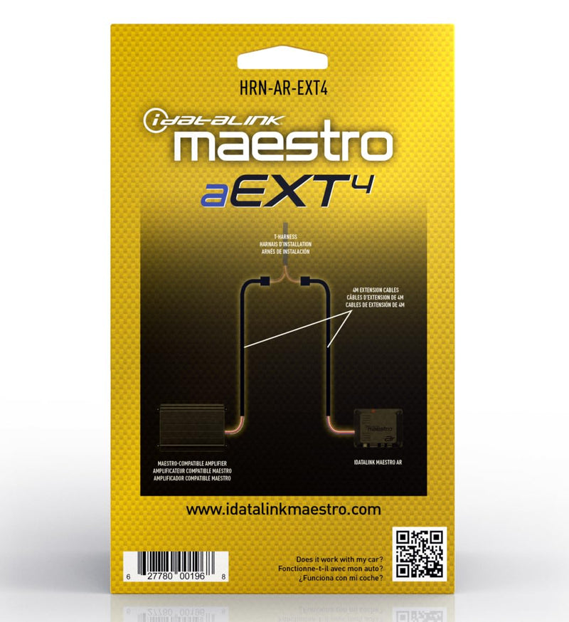 Maestro HRN-AR-EXT4 Amplifier Relocation Harness - 4 Meters