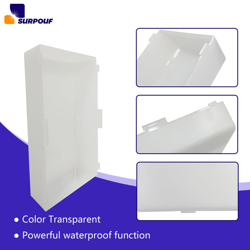 [AUSTRALIA] - 65776000 S65776000 Light Lens Plastic Cover for Exhaust Fans Fits For 663LN, 669LN, H965,VF305CN, VH-330 Vent Hood 