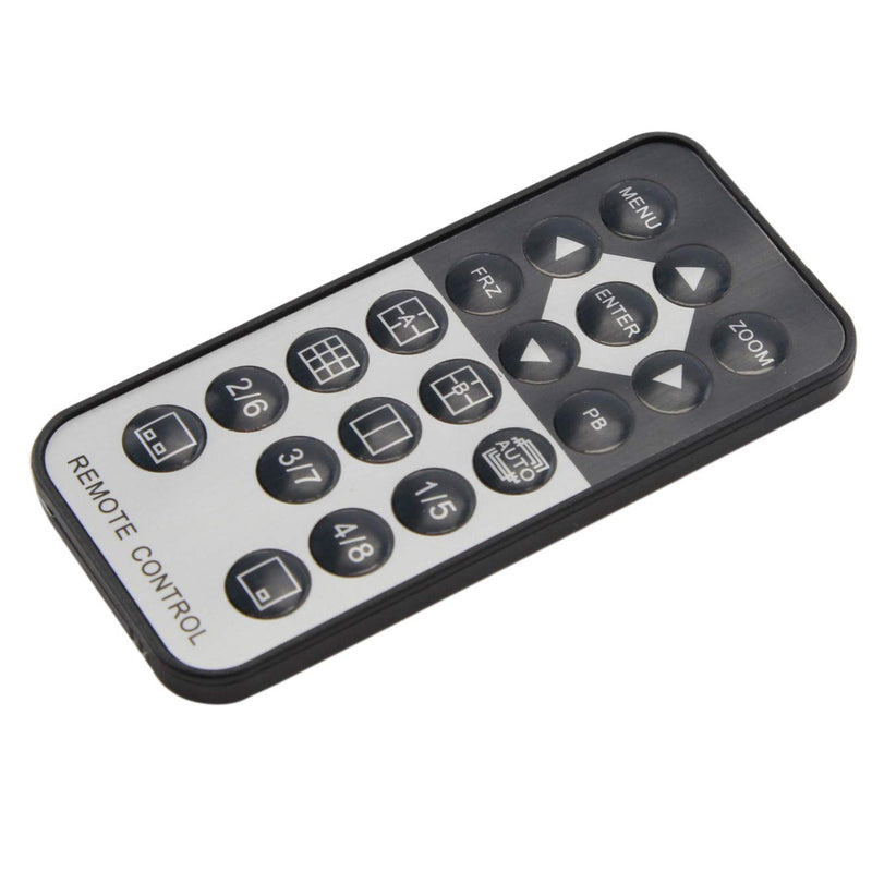 Video Quad Color 4CH Multiplexer 2 BNC Output with Remote Control and Free 1Amp Power Adapter… 4 CH WITHOUT LOOP