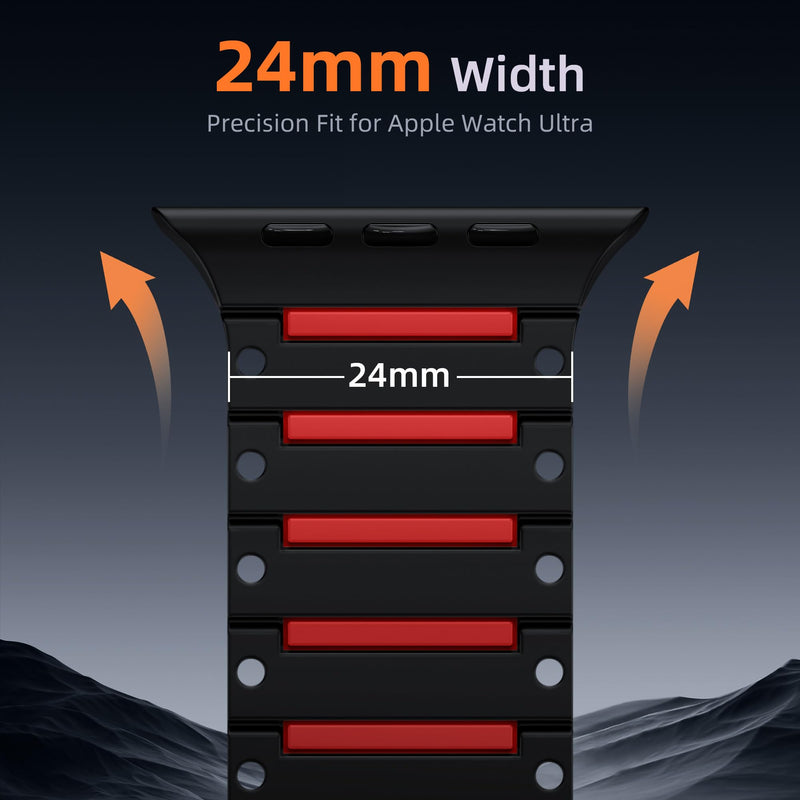 2 Packs Watch Band Compatible with Apple Watch Band 38/40/41/42/44/45/46/49mm, Magnetic Sport Band and Stainless Steel Strap for Women Men