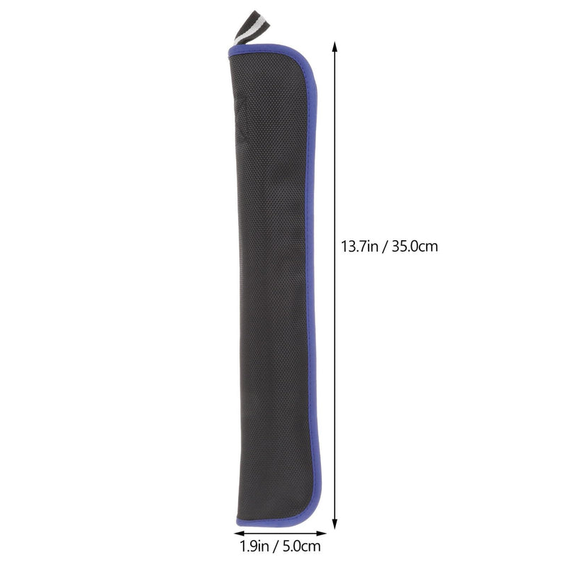 SUPVOX Sax Bag Blue Tote Bag Flute Carry Bag Flute Storage Bag Soprano Recorder Case Recorder Instrument Carrying Bag Flute Protective Case Soprano Recorder Case Bag Oxford Cloth Black