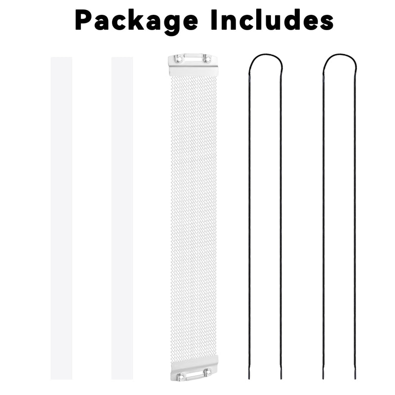 EASTROCK Snare Drum Wires Snare Wire Drum Wire-20 Strand 14 Inch, Snare Drum Accessories with Snare Wire Straps (Silver 20 Strand) silver 20 strand