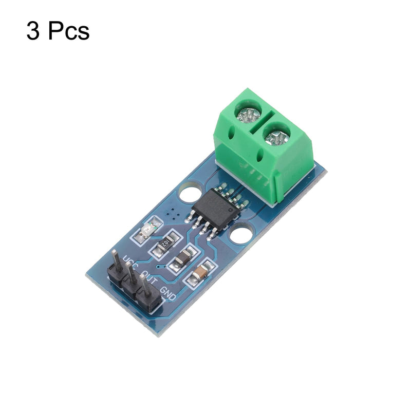 QUARKZMAN 3pcs ACS712 Current Sensor Module 5A Range Hall Effect Current Sensor Current Measurement AC/DC for Current Detection